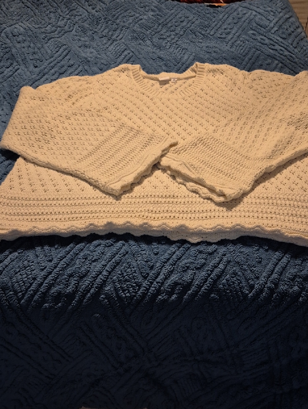 Gap Crochet Knit Sweater EUC Sz XL